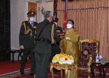 Chief of Indian Army MM Naravane has been conferred the honorary rank of General of Nepal Army
