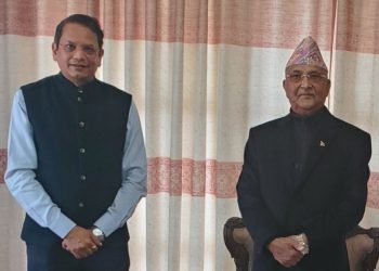 BJP Leader Vijay Chauthaiwale held talks with Nepalese PM Oli