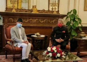 Foreign Minister Gyawali and EAM Subramanian Jaishanker met in New Delhi