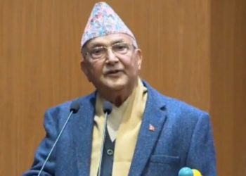 Prime Minister Oli said constitution gives the right to dissolve the Parliament 
