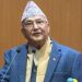 Prime Minister Oli said constitution gives the right to dissolve the Parliament 