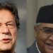 Pakistani PM Imran Khan has congratulated Nepal’s PM Sher Bahadur Deuba