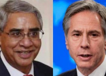 US Secretary of State Blinken spoke with PM Deuba