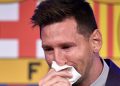 Tearful Lionel Messi bid goodbye to FC Barcelona