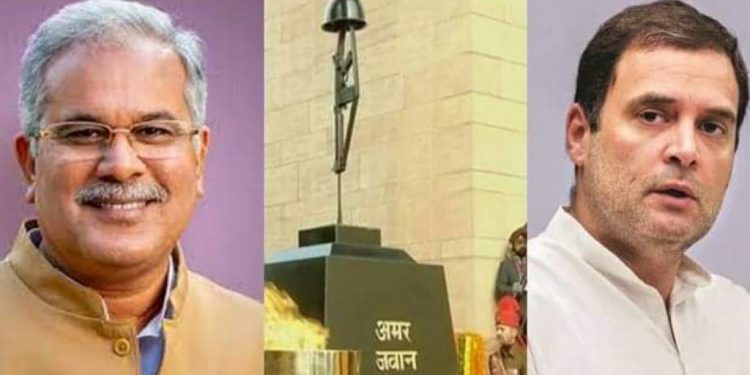 The flame of Chhattisgarh Amar Jawan Jyoti will be lit in Raipur in honor of martyrs