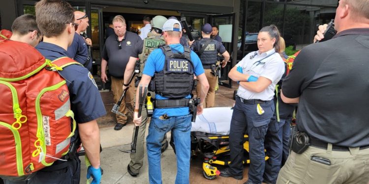 At least four people have been killed on Hospital in Tulsa Oklahoma