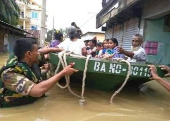 Terrible floods in Sylhet Bangladesh