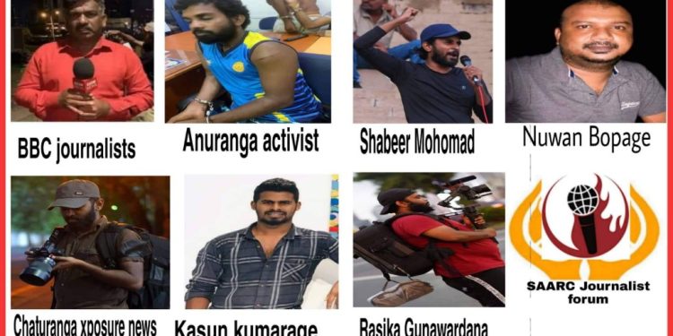 SJF condemns against attacks on journalists and activists in Srilanka
