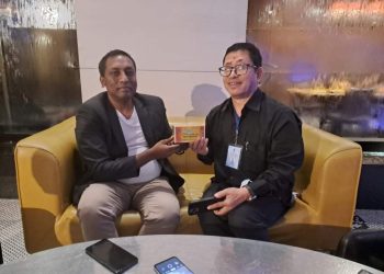 SAARC Journalists Forum Leader Wangchuk met Sudhansu in New Delhi
