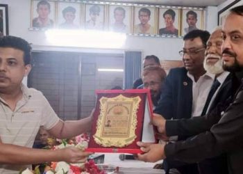 Corona warrior Lion A Z M Mainul Islam received special honor