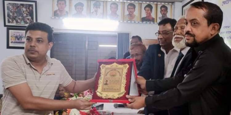 Corona warrior Lion A Z M Mainul Islam received special honor