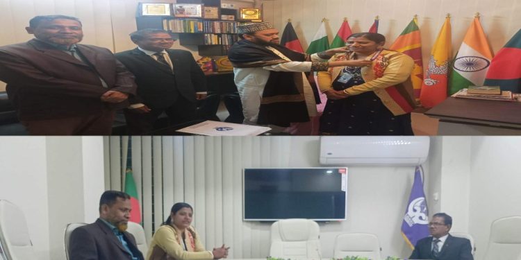 Meeting between SJF Secretary General Rahman and Roy held in Dhaka