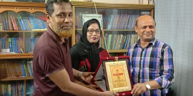 SJF honoured Dr. Mizanur Rahman for establishing good governance and human rights