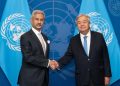 UN Secretary General met MEA Jaishanker