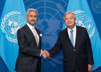 UN Secretary General met MEA Jaishanker