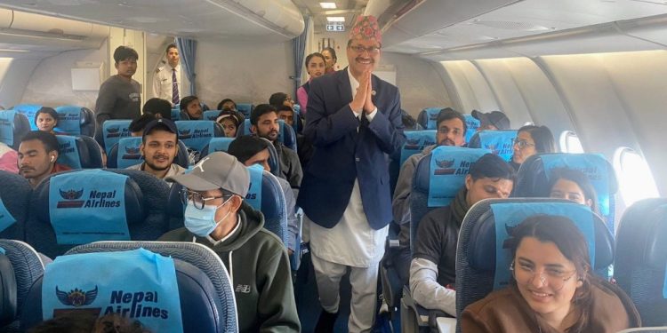 254 Nepali citizens has left Israel for Kathmandu