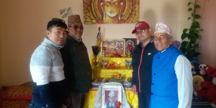 समाजद्वारा तामाङ प्रति श्रद्धाञ्जली अर्पण