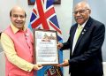 Fiji PM, DPM honoured by BJP leader Dr. Jolly for Ayodhya Ram Mandir