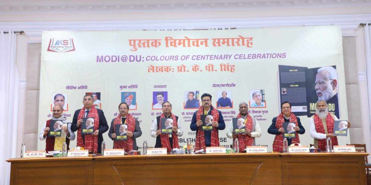 Release of “Modi@DU” book