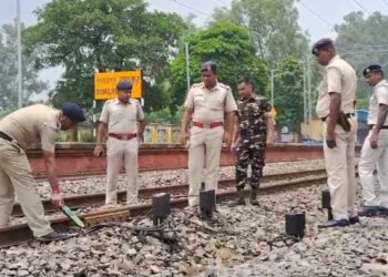Search operation has done on railway lines to prevent vandalism