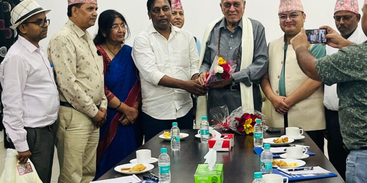 SAARC Journalist Forum held a meeting with SAU President Aggrawal