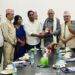 SAARC Journalist Forum held a meeting with SAU President Aggrawal
