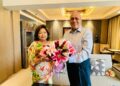 President of SAU Prof. KK Agarwal paid a courtesy visit to Nepal’s FM Arju Rana Deuba