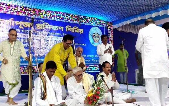 The priests received Durga Puja training camp from the state government