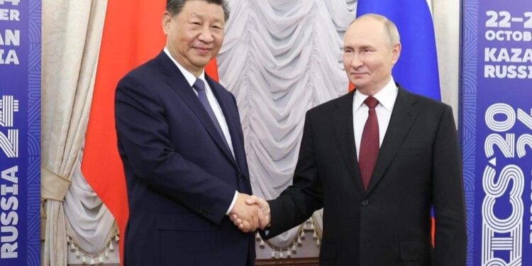 Chinese President Xi Jinping met Russian President Vladimir Putin