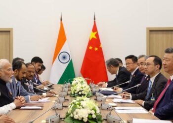 Chinese President Xi met with Indian PM Modi on the sidelines of the 16th BRICS Summit