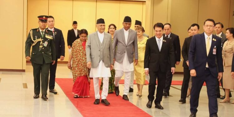 Prime Minister Oli in Thailand