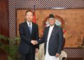 Vice Chairman of the Chinese People’s Congress meets PM Oli