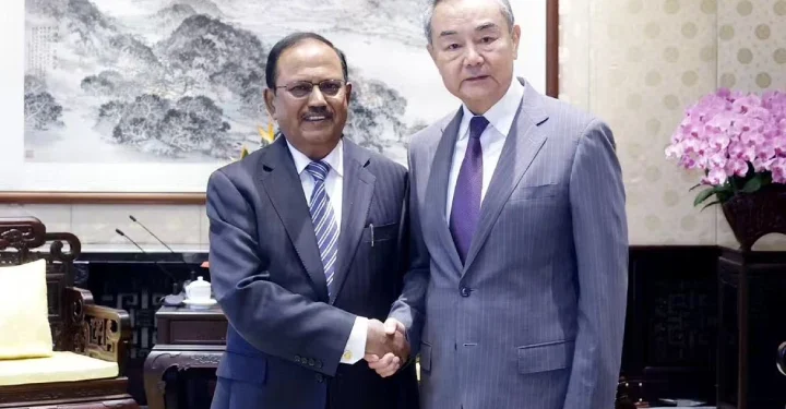 NSA Doval met with Chinese FM Yi in Beijing