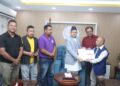 NFNJ handed over report of Second International Mother Tongue Journalist Conference to Speaker Ghimire