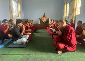 Lumbini Buddhist University Organizes Mass Prayer for Peace in Nepal