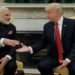 PM Modi responded warmly to US President Trump’s affirmation of the India-US ties