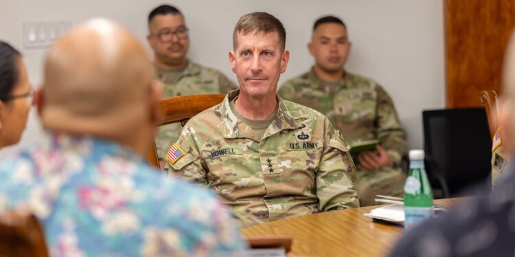 US Army Lieutenant General Joel Vowell arrived in Nepal