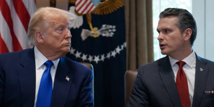 Defense Secretary Hegseth was among the first for Iran war : Trump