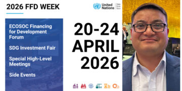 SAARC Journalist Forum International President Raju Lama Participating in High-Level UN Financing Forum