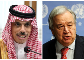 Saudi FM, UN chief discuss regional developments in phone call