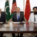 Pakistan and Afghanistan met in China after war