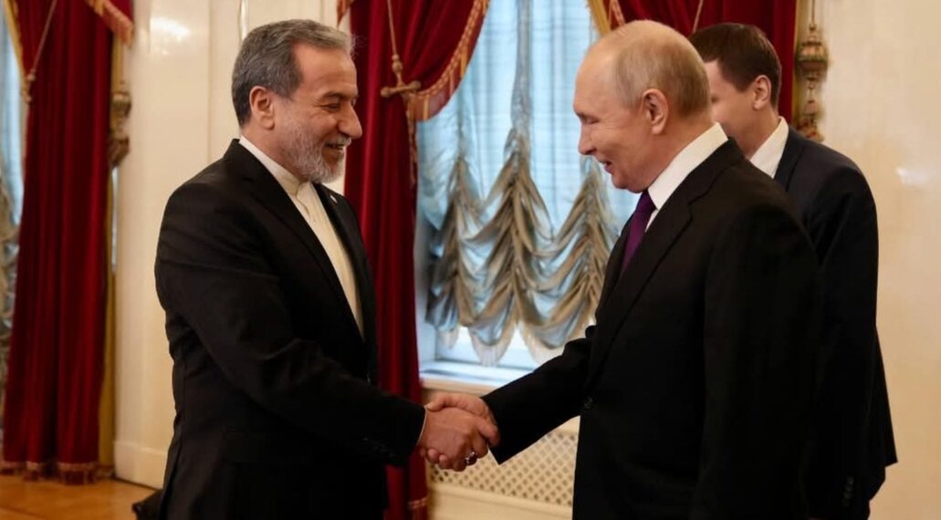 Iranian Foreign Minister Abbas Araghchi met Russian President Vladimir Putin in Moscow
