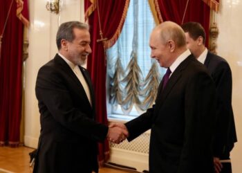 Iranian Foreign Minister Abbas Araghchi met Russian President Vladimir Putin in Moscow