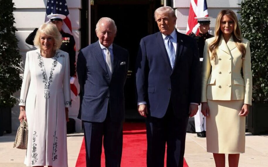 US President Trump Welcomes King Charles to White House