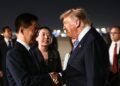 President Trump arrives in Beijing, China to kick off a landmark state visit