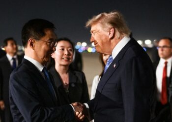 President Trump arrives in Beijing, China to kick off a landmark state visit