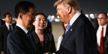 President Trump arrives in Beijing, China to kick off a landmark state visit
