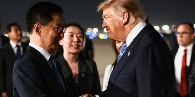 President Trump arrives in Beijing, China to kick off a landmark state visit