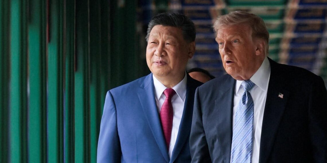 President Xi Jinping and Donald Trump Hold Private Meeting in Beijing