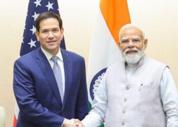 Indian Prime Minister Narendra Modi met US Secretary of State Marco Rubio in New Delhi